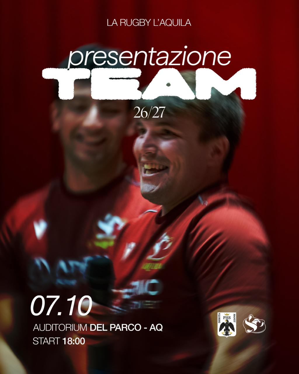 La Rugby L’Aquila presenta la nuova stagione