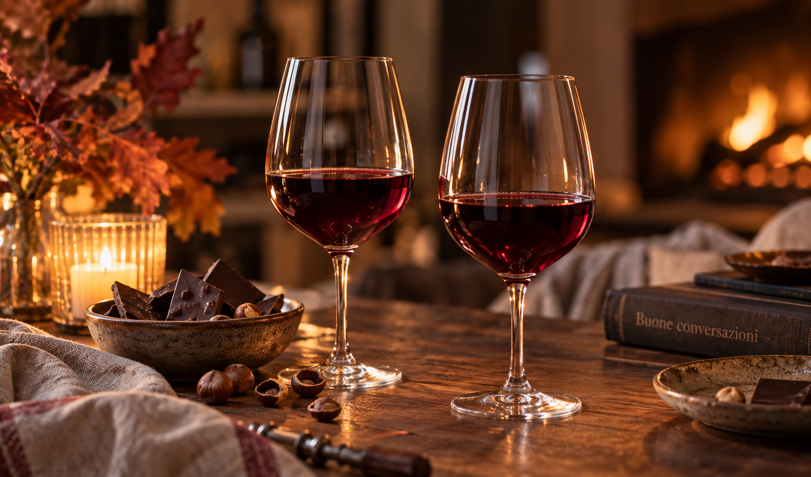 I vini della conversazione: due calici per il dopocena