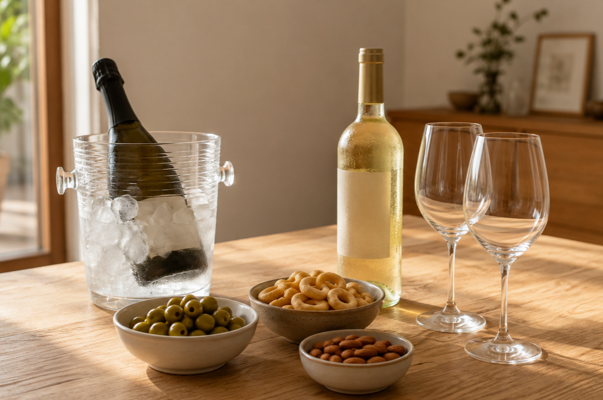 Aperitivo in casa: piccola guida pratica al bicchiere