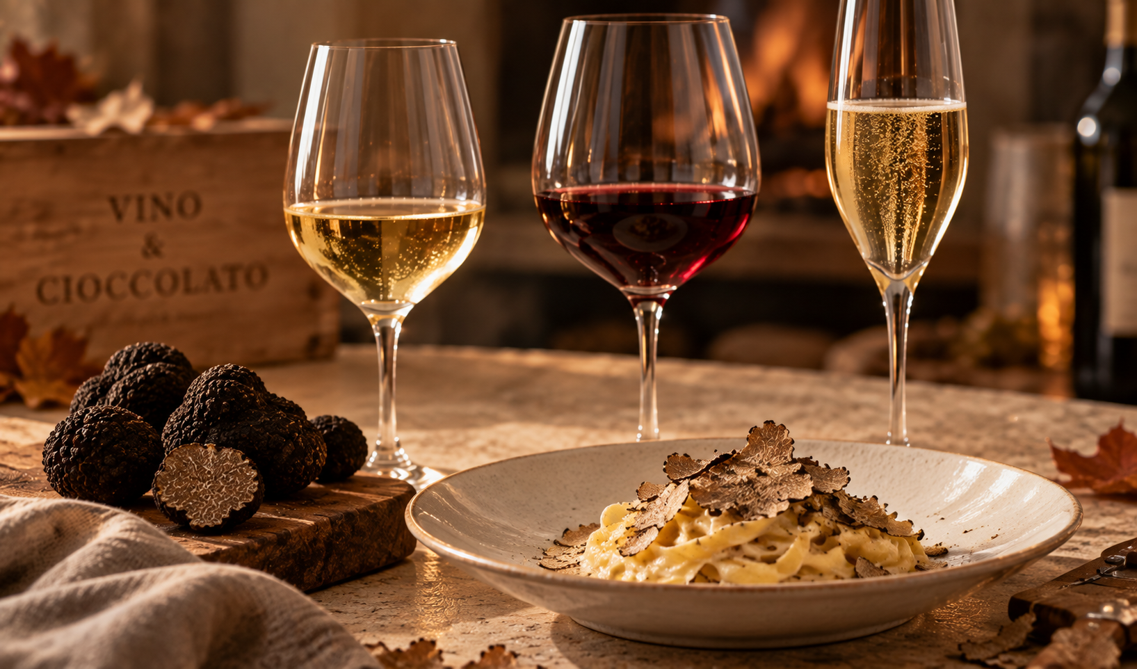 Il vino giusto per il tartufo: tre abbinamenti che fanno la differenza