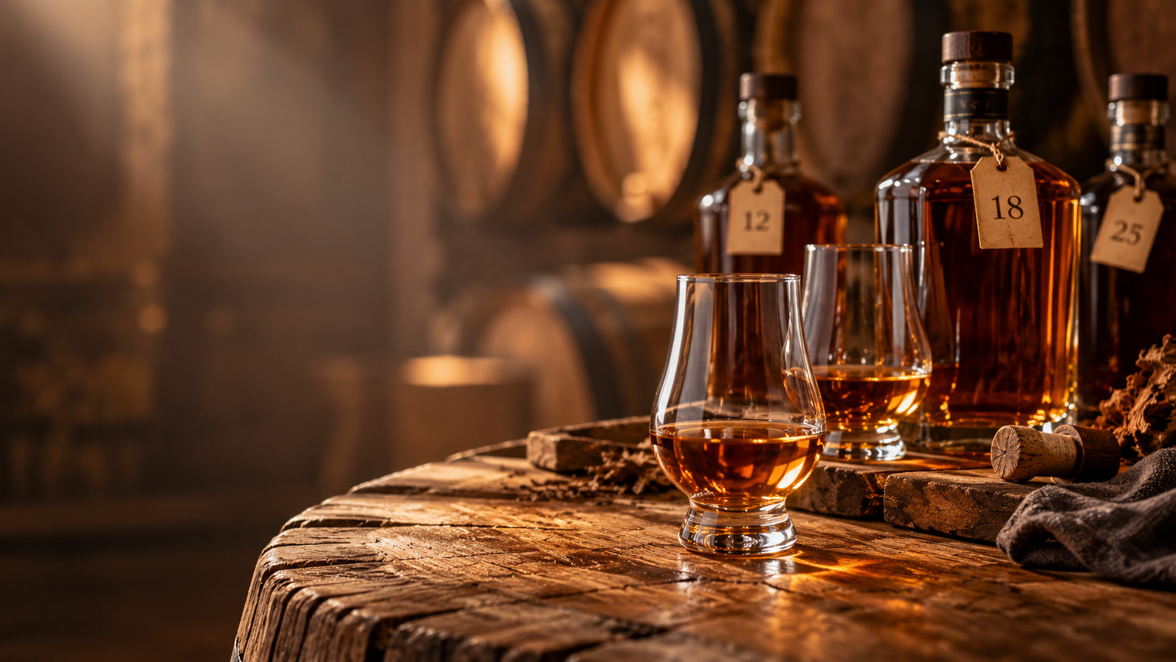 Età di un distillato: cosa significa davvero il numero in etichetta
